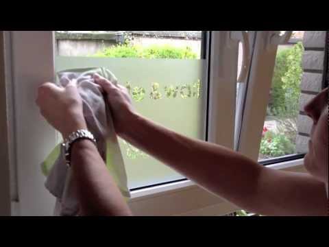 Fenstertattoo Klebeanleitung von Create&Wall