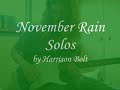 guns n roses   november rain  guitar solos 