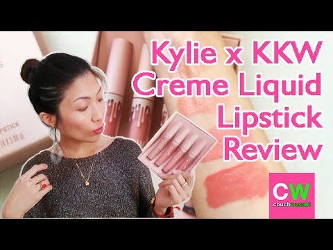 KKW x Kylie Liquid Lipstick Review and Swatches on Asian Skin