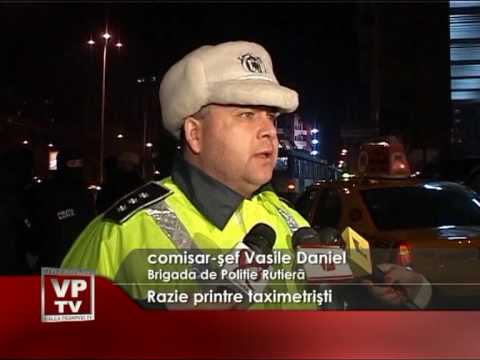 Razie printre taximetrişti