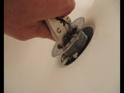 how to replace a tub drain assembly
