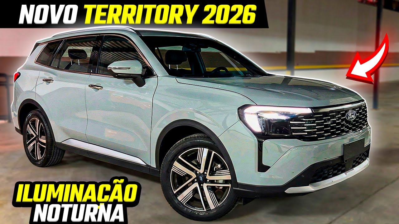 Novo Ford Territory 2026 - Você vai se surpreender com a iluminação