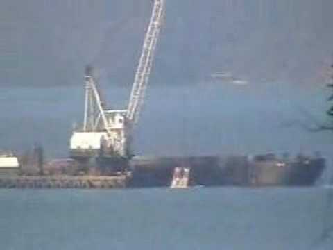 Dredging the shipping channel