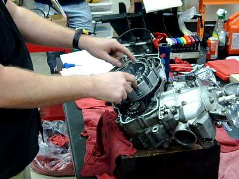 how to remove kx 125 clutch basket