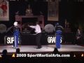 Ashlee Grant v Ximena Cuellar - 13-14 girls point sparring (rd 2) - 2009 NBL Supergrands finals