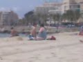 gorda en la playa