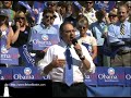 Barack Obama in Concord NH for the \"Bush/Cheney lite\"