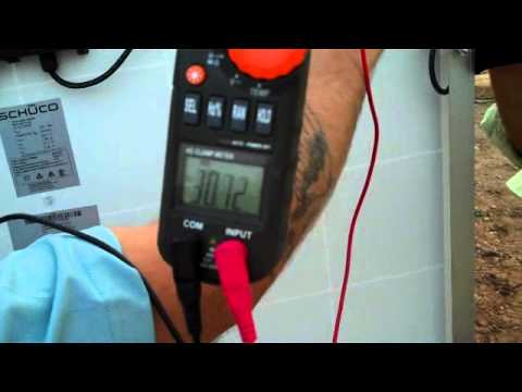 how to test a solar pv system