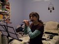 after i played this on my flute, i decided to see how it sounded on my piccolo, and i don't think it sounds that bad, so i decided to upload it. i did record a better version of this, but my dad started walking through the hallway singing at the top of his lungs at the end of the video, so that kind of ruined it. so this is the version i have for now. again, comments are appreciated. enjoy.