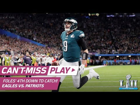 Video: Nick Foles Catches TD Pass on INSANE 4th Down Trick Play! | Can't-Miss Play | Super Bowl LII