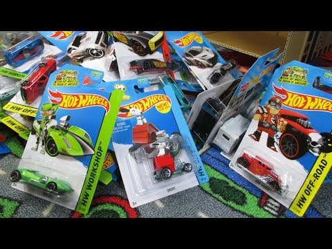 2014 J-Case Hot Wheels Factory Sealed Case Unboxing
