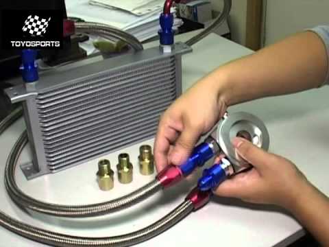 how to fit oil cooler