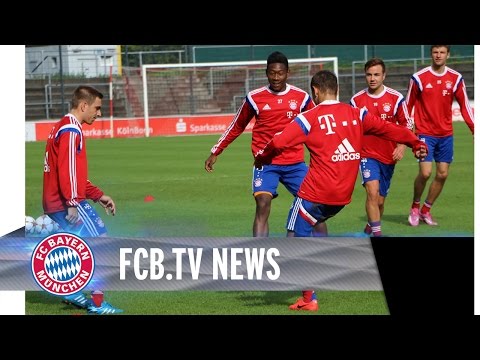 Fanauflauf in Köln, Training vor Moskau Fanauflauf in Köln, Training vor Moskau