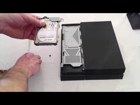 how to remove ps4 hard drive