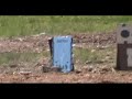 a look down range in slow motion at some targets being hit with armor piercing incendiary tracer rounds. too much fun....even neater to watch in slow moo