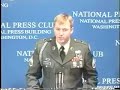 disabled veteran christian bagge was invited to speak at the headliner luncheon at the national press club.