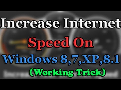 how to fasten internet connection windows xp