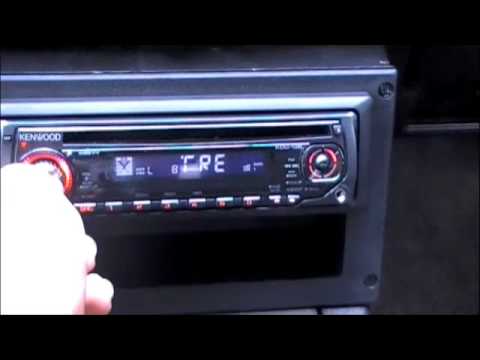 how to turn on aux on kenwood kdc-135