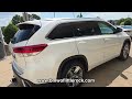 Used 2018 Blizzard Pearl TOYOTA LIMITED PLATINUM V6 AWD video 1