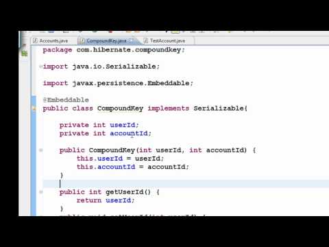 how to define primary key in jpa
