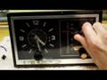 1970s General Electric AM clock radio