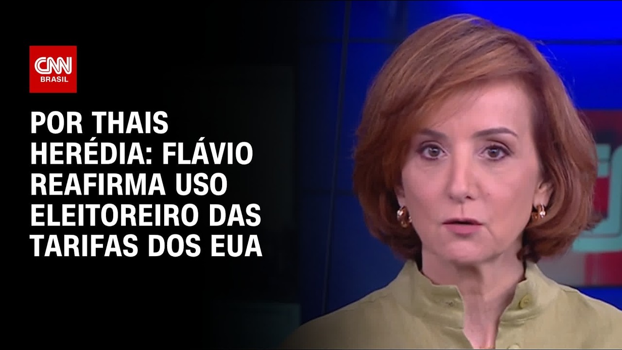 Flávio Bolsonaro reafirma uso eleitoreiro das tarifas dos EUA; veja análise | HORA H