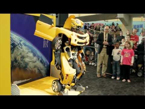 transforms - A new Bumblebee Transformers experience made its debut at The Children's Museum of Indianapolis! Watch as an actor in a specially designed Bumblebee costume ...
