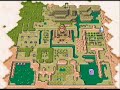 link fights agahim. try to return his fireballs with your sword.

the wizard throws the hero into the the dark world.

sahasrahla communicates you through telepathy and tells that that world was once the golden land.

he tells that he has to rescue the seven maidens which are locked at seven different dungeons.

he marks the first dungeon: the palace of darkness and link goes there.

itens found:
piece of heart