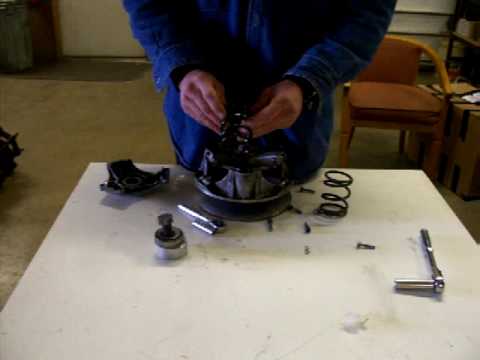 how to rebuild snowmobile clutch