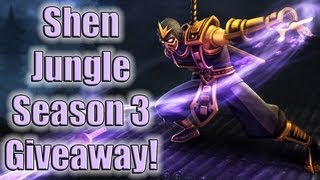► LoLPoV - Ranked Shen Jungle (Season 3) (League of Legends Live Commentary) -Giveaway Series-