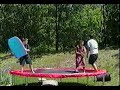 backyard trampoline wrestling