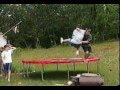 Backyard Trampoline Wrestling