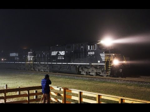 ES44AC - Despite missing a patched Southern Pacific unit on train Q601, we still managed to get a couple of trains that had non-CSX power. The 2012 Winter Watch was r...