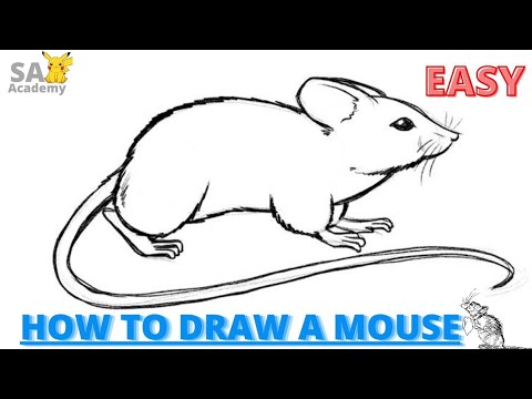 video-linktoworks-How to draw a rat or mouse,, ((EASY)) - YouTube