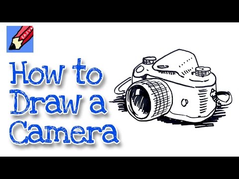 how to draw a camera