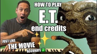 Learn To Play The Piano Song At The End Of E.T.