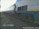 Guy Nearly Hit By Train