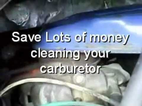 how to clean a carburetor on a car