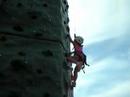 Wushu Cutie on Rock Climbing