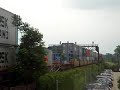 BNSF GP35 #2539 Bluebonnet Leads Stacktrain South, Joliet IL
