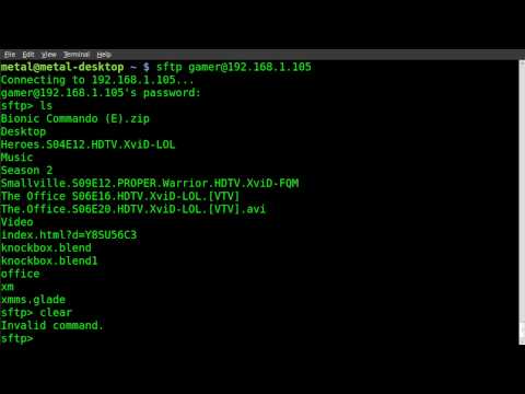 how to provide password in sftp command
