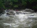 UpperYough stuck on a rock