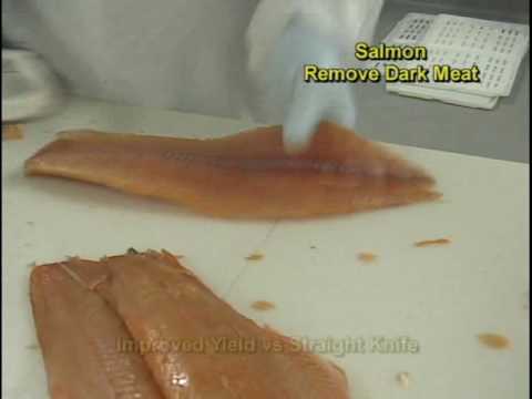 how to trim salmon
