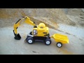 Miniature vidéo Tractopelle Excavator Constructor avec casque