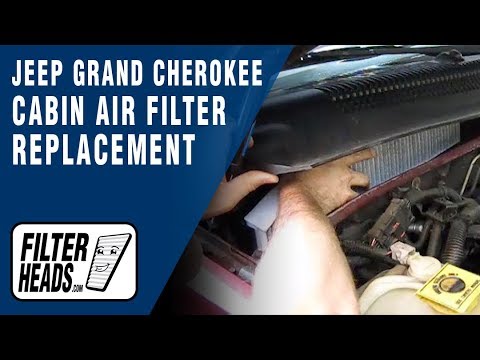 Cabin air filter replacement- Jeep Grand Cherokee