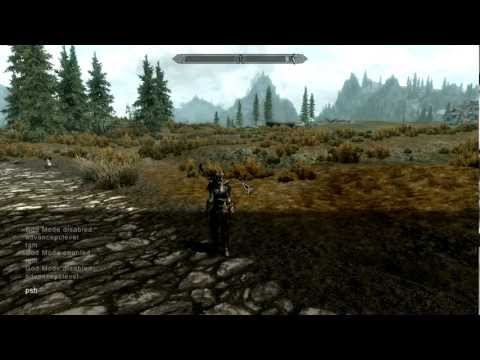 how to use console commands in skyrim