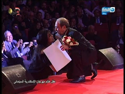 "الإسكندرية السينمائي": دريد لحام يغني لسوريا ومصر بعد حصوله على جائزة التمثيل الكبرى