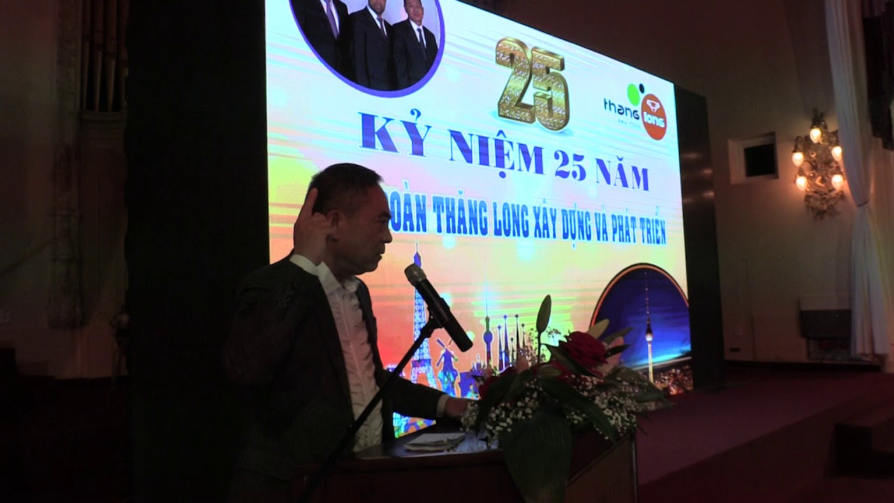 ÔNG NGUYỄN VĂN HIỀN TẠI TẬP ĐOÀN THĂNG LONG KỶ NIỆM 25 NĂM THÀNH LẬP