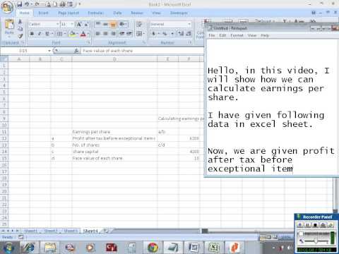 how to calculate earnings per share