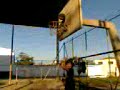 Toninho Jordan,arremessando na quadra do cajatão
